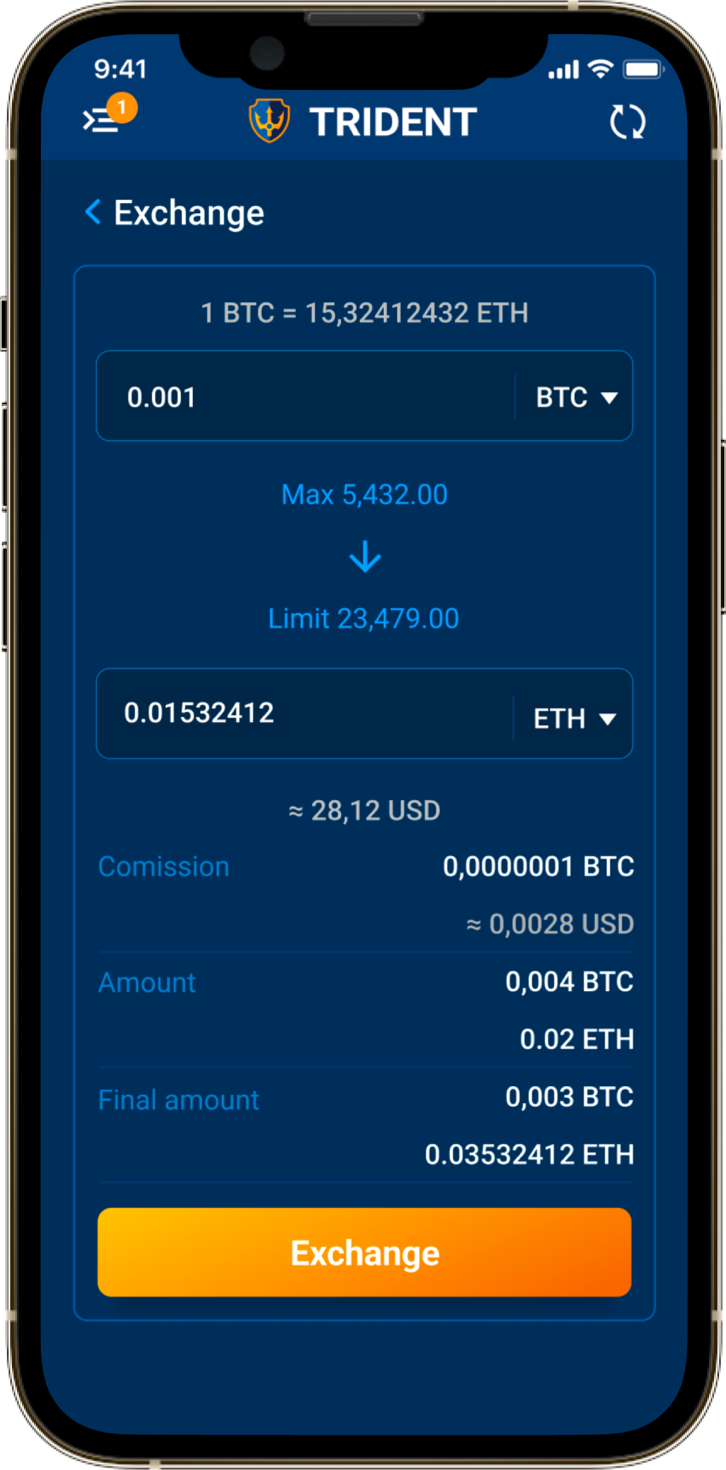 Exchange Trident.market